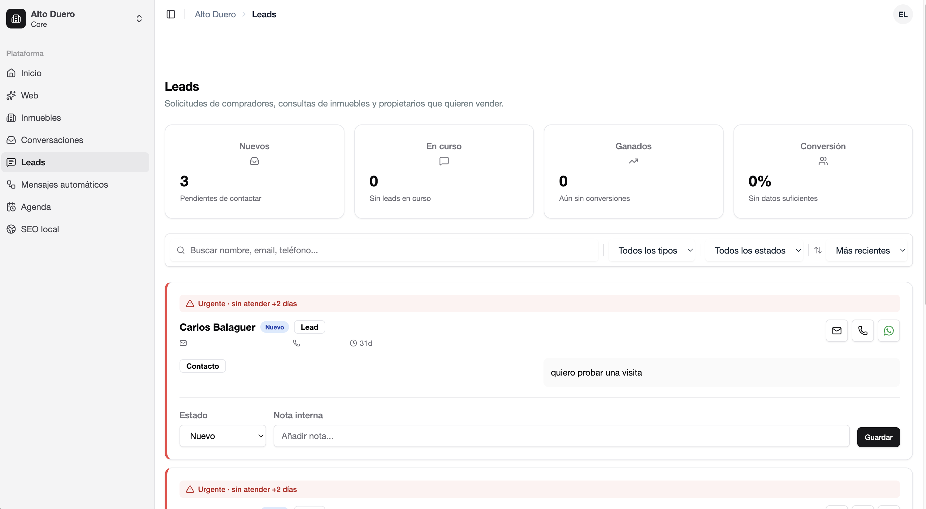 Leads CRM
