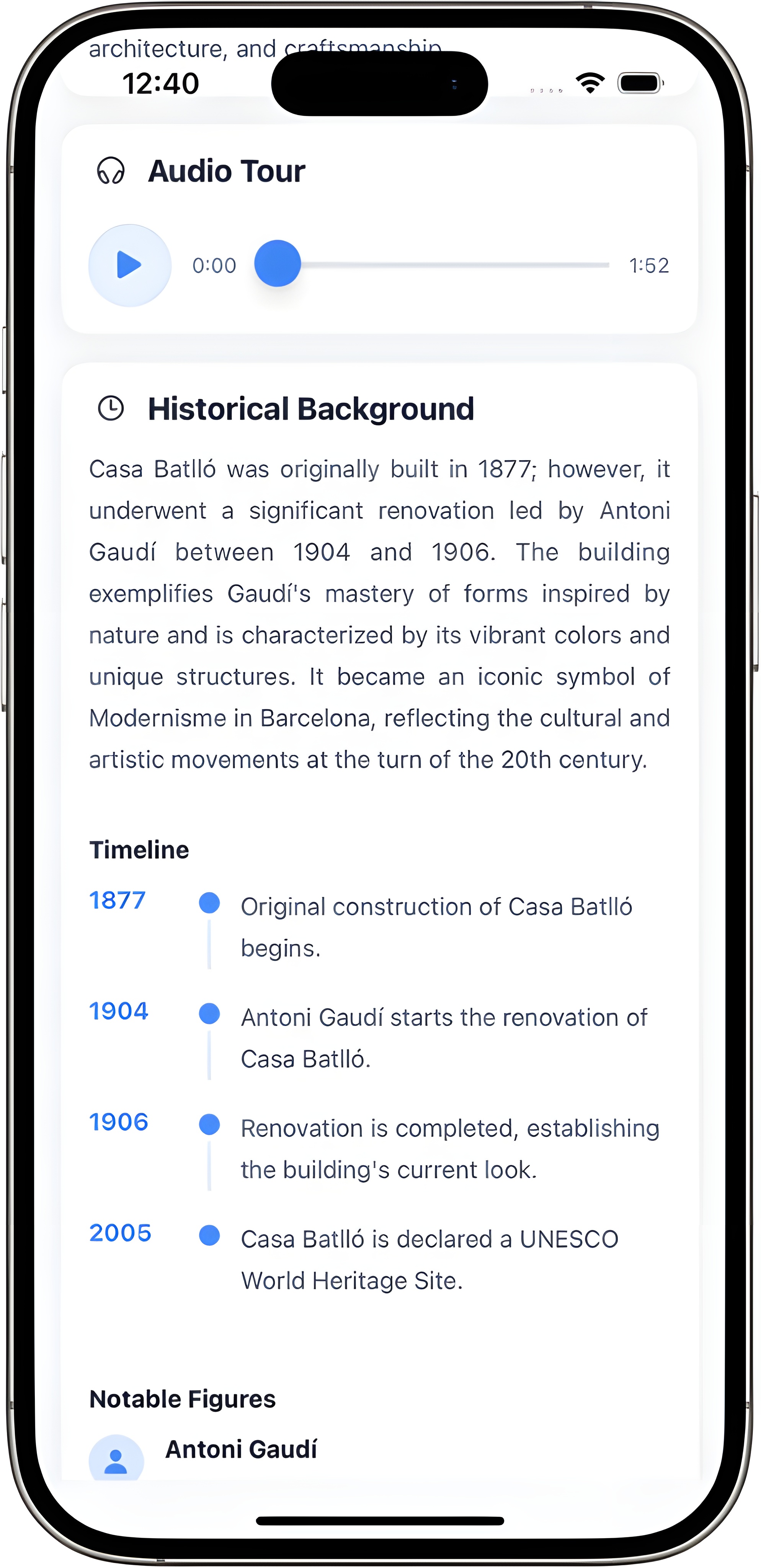 Audio guides