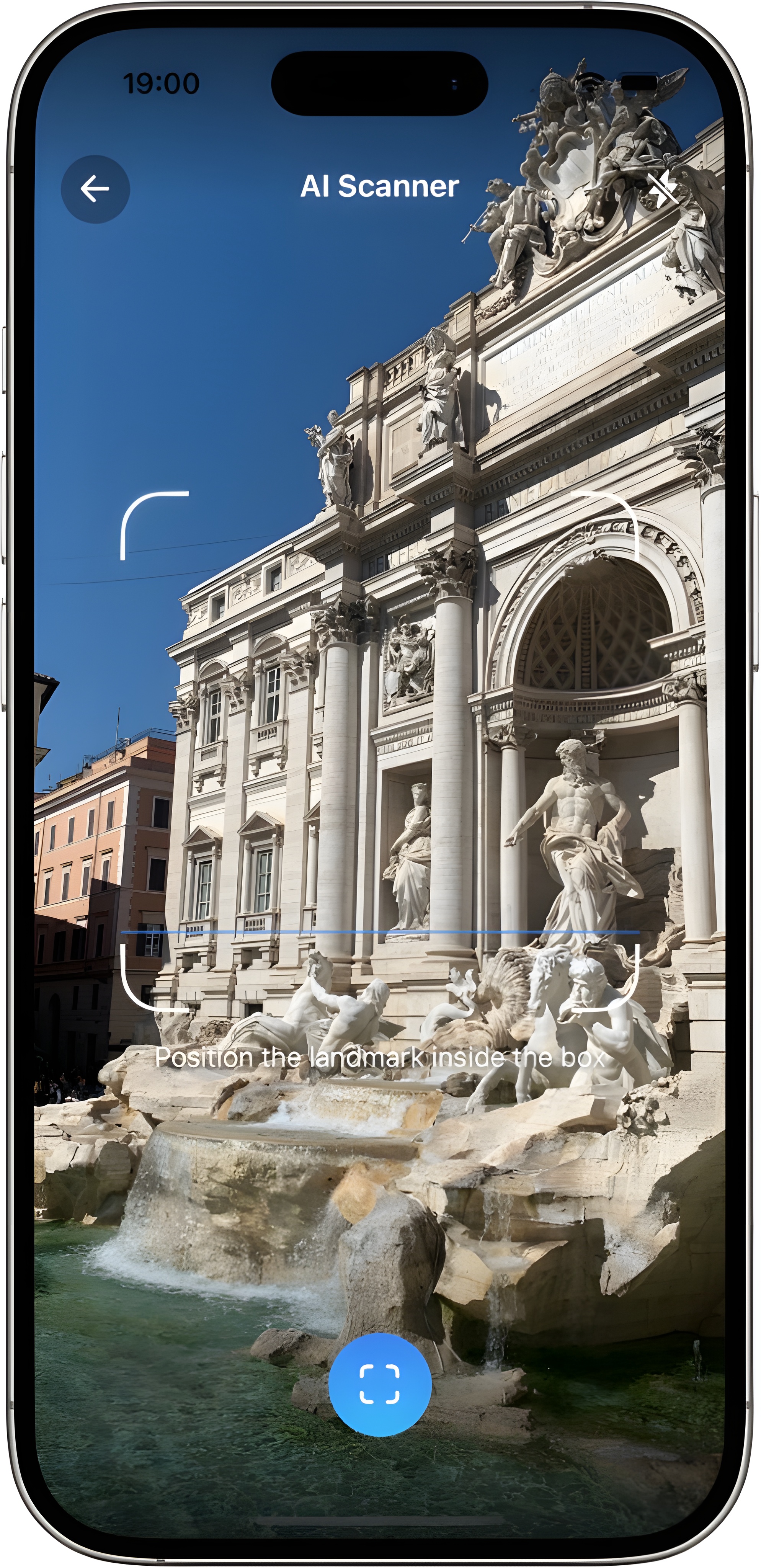 AI landmark scanner
