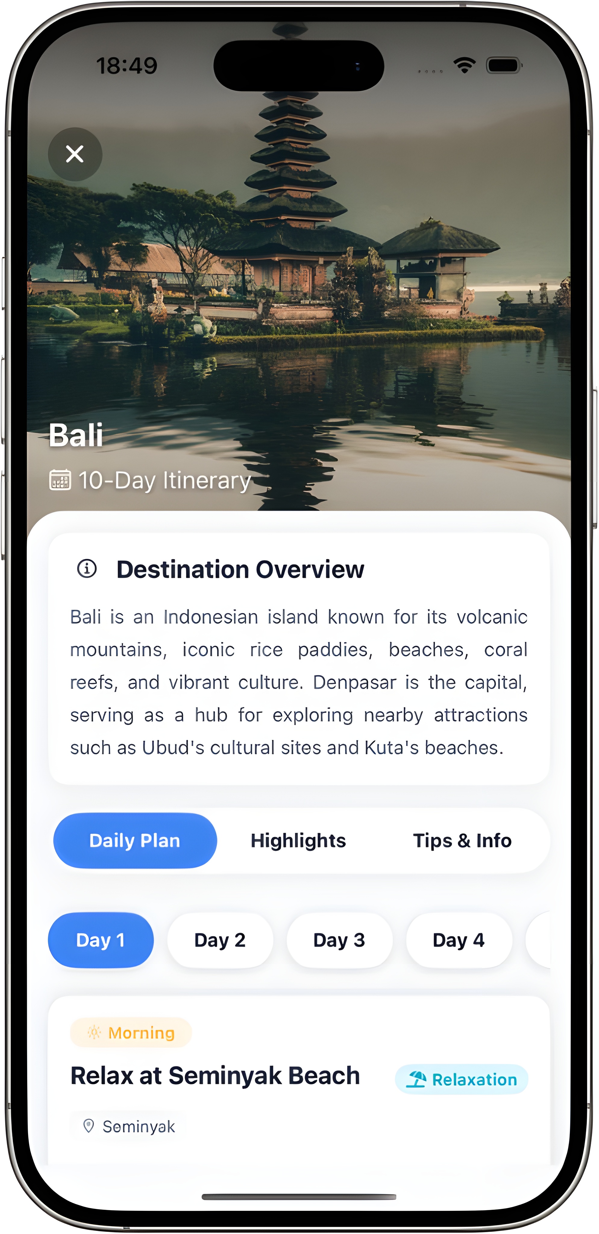 AI trip planner